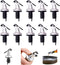 10 PCS Oil Pour Spouts, Olive Oil Vinegar Wine Dispenser with Leak-Proof Cap, Kitchen and Bar Oil Bottle Stopper