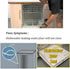 Dishwasher Door Seal Kit Compatible with Frigidaire & Kenmore - Includes Tub Gasket, Bottom Seal, Splash Shield