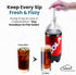 2 2 Pack 1 2 Jokari Fizz Keeper Pump Cap for Liter Soda Bottles Pressurizing Carbonation Saver for Soft Drinks Reusable