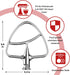 Gvode Stainless Steel Flex Edge Beater for KitchenAid Mixer, Paddle Attachment for 4.5-5 Quart Tilt-Head Bowls