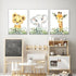 BZSPNJM Set 3 (12 16 Inch) Baby Safari Nursery Wall Decor - of Pictures Cute Animal Wall Prints on Canvas Jungle