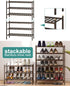 Closet, 3-Tier Closet viewcare Shoe Rack for Bamboo Wood Shoe Racks, Stackable | Beautiful | Natural | Functional |