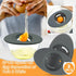 2PCS 3-Slit Set 2 Silicone Egg Separators, Food-Silicone Egg White Separator, Egg White Separator from Yolk for Baking