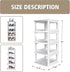 5-Tier Closet, 13 SEE SPRING Stackable Shoe Rack Organizer Plastic Shoe Storage Shelf for Entryway, Bedroom Holds Size