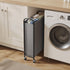 80L GRANNY SAYS Slim Laundry Hamper with Silent Brake Wheels, Sturdy Metal Frame & Handle, Rolling Laundry Basket