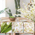 BOMAROLAN 10 Pcs Artificial Orchid Silk Fake Flowers Faux Dancing Lady Orchids for Wedding Home Decoration (White)