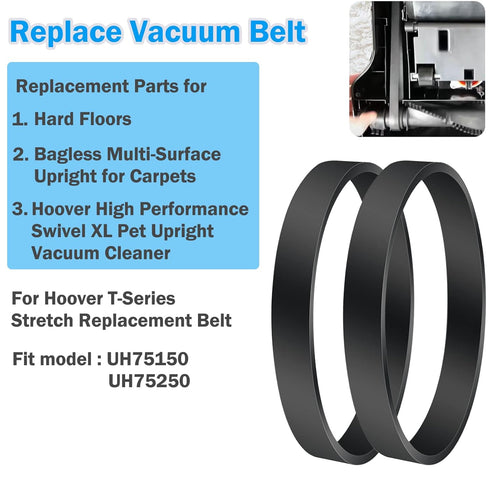 Replacement Vacuum Belts for Hoover Elite Swivel XL Pet Upright Cleaner, Fit Models: UH75100, UH75110, UH75150,