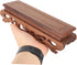 YARNOW Wooden Base Decorative Planter, Rectangle Flower Vase Stand for Home Plant Holder