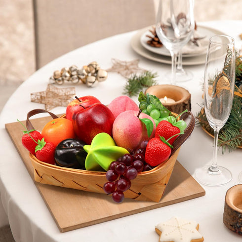 Pack, 13 Pieces/Set Fake Fruits Artificial Fruits Decoration Lifelike Fake Mixture Fruits for Home Decor, Simulation