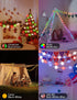 33Ft 16 Smart Star Fairy Lights Plug in, Million Color Changing String Lights RGB Built in Chip APP & Remote Control