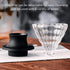 High Temperature Resistance Glass Coffee Dripper with Steel Balls, Easy to Operate for Immersion and Hand Drip