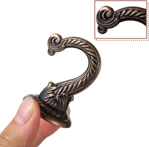 Hotop 6 Pieces Swag Ceiling Hooks, Heavy Duty Hanging Plants Toggle Hooks for Indoor Outdoor Installation