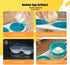 WWLUCKY Draining Egg Boiler for Microwave, Double Egg Poacher, Silicone Egg Boiler Cups, Kitchen Cooking Gadget Tools,