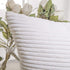 Home Brilliant Striped Corduroy Pillow Cover, 24x24 Euro Throw Pillow Sham for Spring Decor