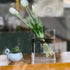 BuyCard Clear Acrylic Book Vase for Flowers, Transparent Flower Vase for Home Decor, Simplicity Bookshelf Decor, Unique
