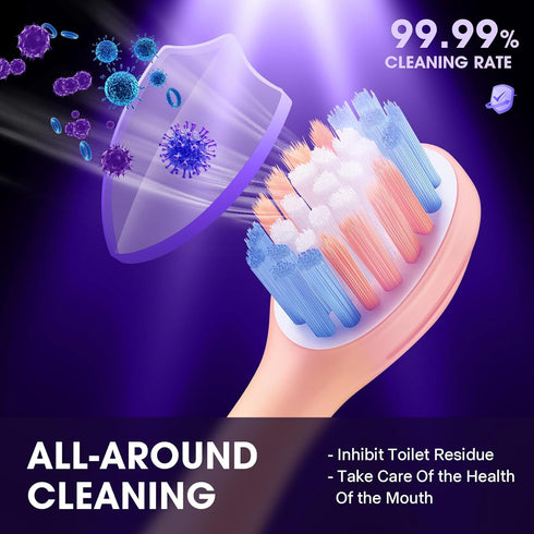 3 1 2 4 LXIANGN in Toothbrush Cleaner Holders,Rechargeable Wall Mounted Toothbrush Holder Toothpaste Dispenser