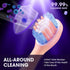 3 1 2 4 LXIANGN in Toothbrush Cleaner Holders,Rechargeable Wall Mounted Toothbrush Holder Toothpaste Dispenser
