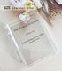 Acrylic Book Vase for Flowers, Modern Aesthetic Flowers Vase for Bookshelf, Desk, Room, Office, Home Decor (Clear)