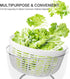 3.8 Smile mom Salad Spinner Small Lettuce Spinner Kitchen Gadgets Vegetable Washer, High Efficiency for Home Kitchen