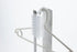 Clothes Magnet Hanger Storage Rack | Small Hanging Organizer, Steel, Laundry, One Size, White