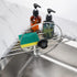 Tomorotec Triangle Roll-Up Dish Drying Rack for Sink Corner Small Foldable Stainless Steel Over The Sink Multipurpose