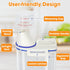 TBMax Rice Container 4 Lbs / 2 Kg Dispenser with Measuring Cup, BPA-Free Plastic Food Storage Holder