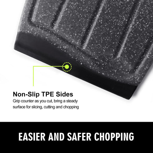 7.48" Mini Plastic Cutting Board for Kitchen, Small Non-Slip Board with Juice Grooves, Dishwasher Safe, Easy Grip