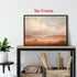 Vintage Desert Painting, Neutral Landscape Artwork, Nature Wilderness Wall Art, 16x24 Inch Desert Mountain Pictures