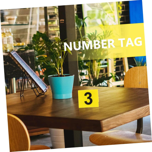 Scene Markers, 20pcs Digital Desk Game Number Marker Table Number Plates for Multifunctional Use