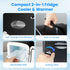Simple Deluxe 4L Portable Mini Fridge, Warmer and Cooler for Six 12oz Cans, Eco-Friendly, Compact Refrigerator