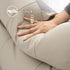 A Nice Night Faux Leather Reading Pillow for All Season,Wedge Bedrest Pillow Backrest with Arms Back Support