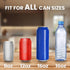2025 8/12/16oz New Auto-Eject Can Crusher with Trash Bag Organizer - Built-in Bottle Opener, Works for Cans