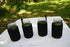 Masun Mason Jar Sleeve - Wide and Regular Mouth Quart Jars (Black 4 Pack)