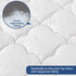 16 Inch Full Size Air Mattress Pad Cover, Quilted Mattress Protector, Super Soft Breathable and Noiseless Down