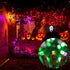 21.6ft 100LED Bulbs LAMPHOME Halloween String Lights - Orange Purple Green Mini Lights, Halloween Lighting Decor
