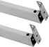 Rod Desyne KSH-0611 Flat Sash Rod Set of 2 - 6-11 inch, White