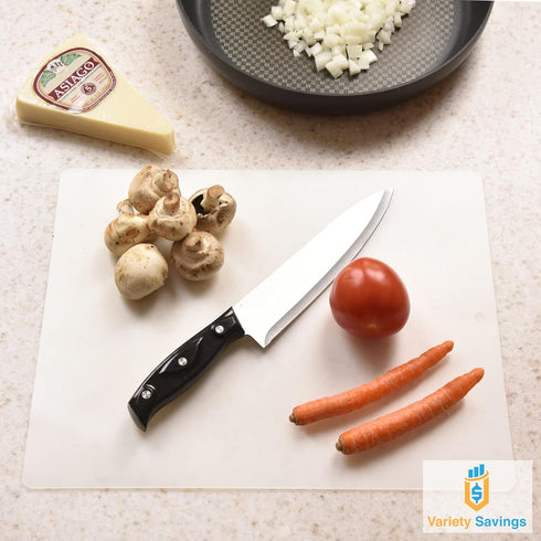 Kitchen Cutting Board, Flexible Chopping Mats, Food Safety, Hanging Hole for Easy Drying, Set of 10