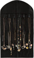 Foraineam 3 Pack Jewelry Organizer, 32 Pockets, 18 Hooks and Loops for Necklace, Earrings, Bracelet Storage