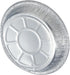 Premium 7-Inch Aluminum Round Foil Pans with Paper Lids, 60pcs Disposable for Roasting Baking