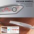 Newness 304 Stainless Steel Spaghetti Server - Rustproof, Integral Forming, Durable Pasta Fork with Vacuum Ergonomic