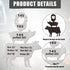 2pcs Meat Temperature Magnet, Waterproof Metal Smoker Temp Magnet Chart for Cooking, BBQ Gift for Men
