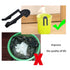 4 Pack Garbage Bin Clips, Waste Trash Can Bag Clamp Clip Holder for Home, Kitchen, Office