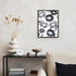 OMANI 08x10 inch Woman Lips Posters Black and White Sexy Kiss Canvas Wall Art Black Framed Fashion Retro Aesthetic