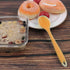 uxcell Orange Silicone Dinner Spoon Utensils for Kitchen and Restaurant