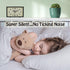 6 inch Analog Alarm Clock, Silent Non Ticking Small Clock with Night Light, Battery Operated Simply Design for Bedroom