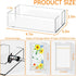 Acrylic Bathroom Napkin Holder,Clear Guest Towel Holder Tray For Bathroom,Waterproof Splashing Vertical Disposable