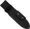 Universal Knife Sheath, Oxford Chef Knife Sheaths for Fixed Blade Knives, Black, 8 * 2 Inch