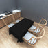 Childom 3 Pack Plastic Tablecloths for Rectangle Tables, 54" x 108" Black Disposable Table Cloths