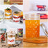 Mason Jars, 8 oz 24 Pack Half Pint Canning Jars with Airtight Lids, Ideal for Fermenting, Pickling, DIY Decor