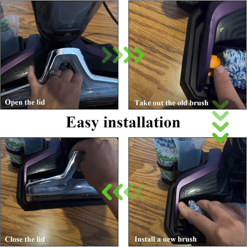 CROSS WAVE Brush Roll & Filter Replacement for Bissell Crosswave 1785A 2306A Vacuum Cleaner